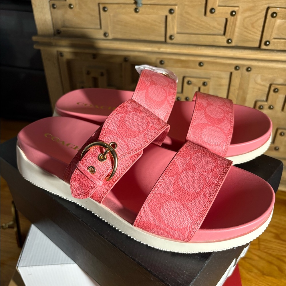 Coach Gwen Signature Sandal Pink Lemonade